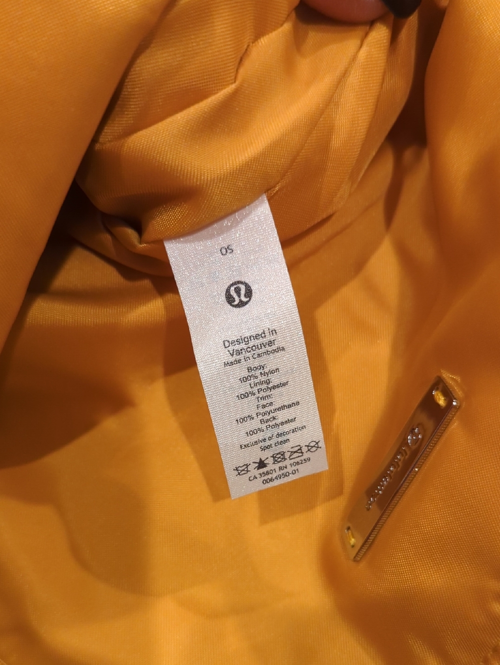 โค๏ธ๐Lululemon All Night Festival Bag *MicroGold Spice (First Release)๐โค๏ธ - Picture 10 of 12